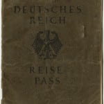 Front cover of Loewenstein's Reisepass