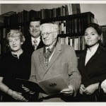 Karl Loewenstein receiving German Order of Merit; pictured with Piroska Loewenstein